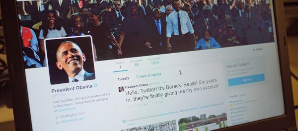 Obama bate un récord mundial con su nueva cuenta de Twitter - Sputnik Mundo