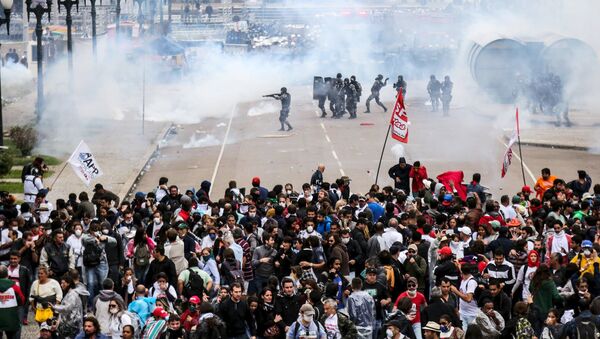 Manifestación en Paraná (Archivo) - Sputnik Mundo