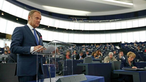 Donald Tusk, presidente del Consejo Europeo - Sputnik Mundo