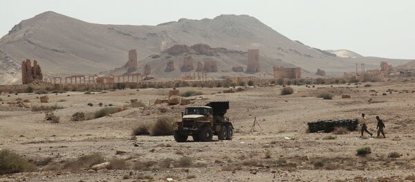 Militares sirios en Palmira - Sputnik Mundo