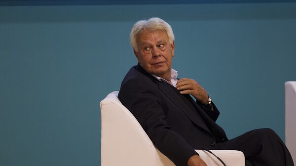 Felipe González, expresidente de España (Archivo) - Sputnik Mundo