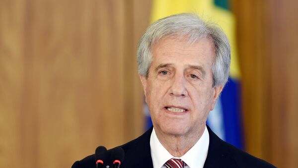 Tabaré Vázquez, presidente de Uruguay - Sputnik Mundo