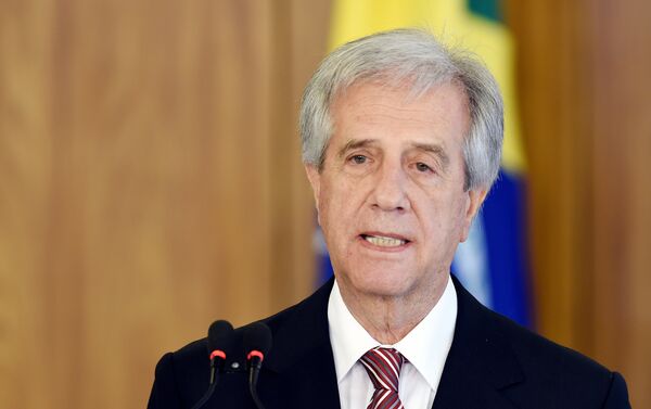 Tabaré Vázquez, presidente de Uruguay - Sputnik Mundo