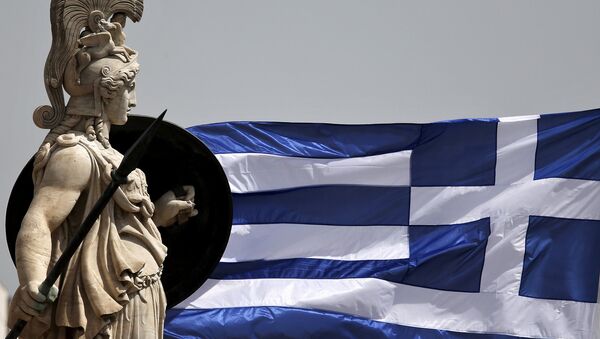 Bandera de Grecia - Sputnik Mundo