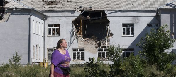 Situación en Donbás (archivo) - Sputnik Mundo