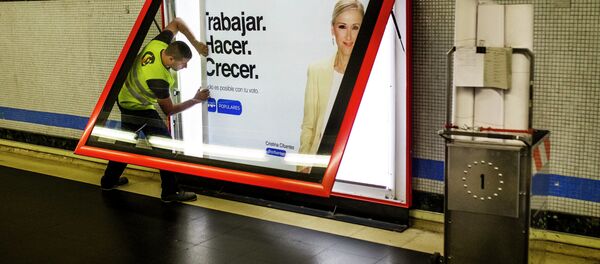 Advertising of Popular Party candidate for Madrid, Cristina Cifuentes - Sputnik Mundo