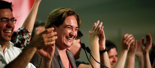 Ada Colau, leader and local candidate of Barcelona en Comu party - Sputnik Mundo