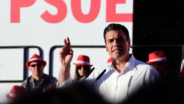 Pedro Sánchez, el líder del PSOE - Sputnik Mundo