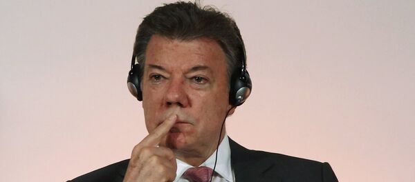 Juan Manuel Santos, presidente de Colombia - Sputnik Mundo