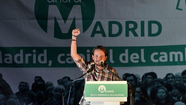 Pablo Iglesias, secretario general de la formación progresista Podemos - Sputnik Mundo