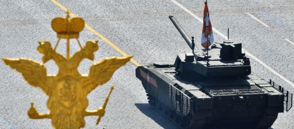 Carro de combate Armata (T-14) durante el Desfile de la Victoria en la Plaza Roja - Sputnik Mundo
