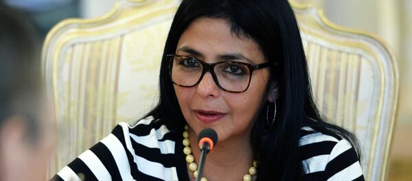 Delcy Rodríguez, ministra de Relaciones Exteriores de Venezuela - Sputnik Mundo