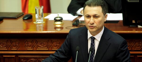 Nikola Gruevski, primer ministro de Macedonia - Sputnik Mundo