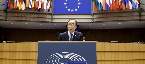 Ban Ki-moon, secretario general de la ONU Ban Ki-moon, secretario general de la ONU - Sputnik Mundo