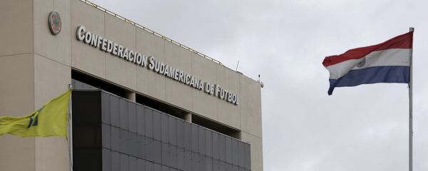 The headquarters of South America's soccer confederation, CONMEBOL, is seen in Luque on the outskirts of Asuncion The headquarters of South America's soccer confederation, CONMEBOL, is seen in Luque on the outskirts of Asuncion - Sputnik Mundo