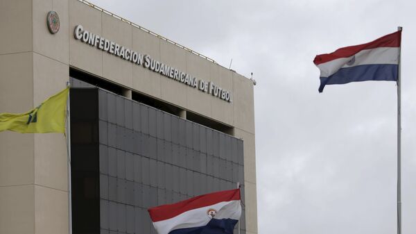 The headquarters of South America's soccer confederation, CONMEBOL, is seen in Luque on the outskirts of Asuncion - Sputnik Mundo