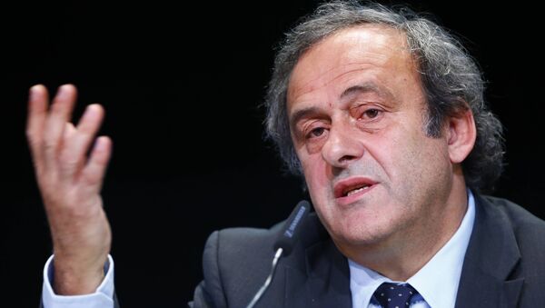 Michel Platini, presidente de la UEFA - Sputnik Mundo