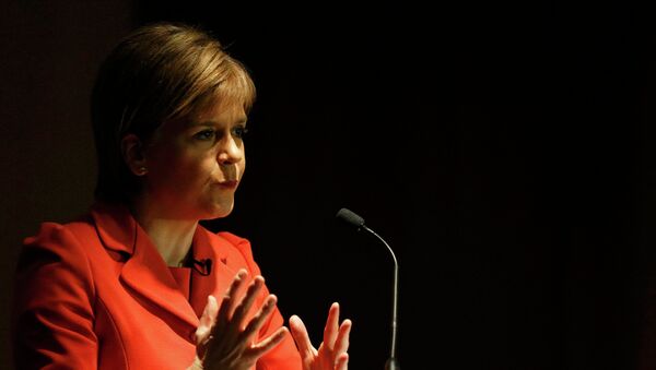 Nicola Sturgeon, ministra principal del Gobierno de Escocia - Sputnik Mundo