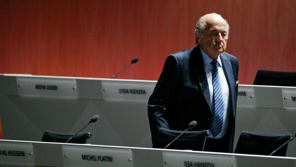 Joseph Blatter, presidente de la FIFA - Sputnik Mundo