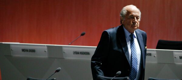 Joseph Blatter, presidente de la FIFA - Sputnik Mundo