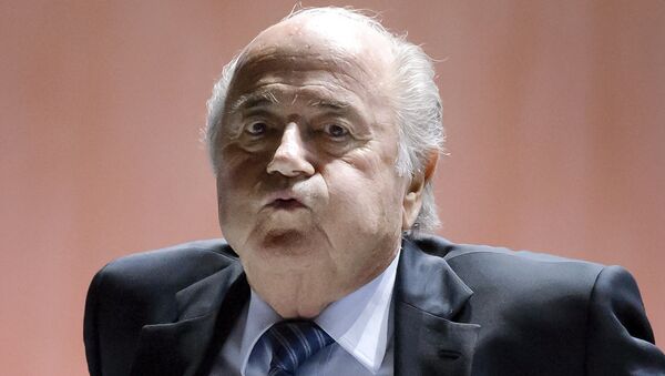 Joseph Blatter, presidente de la FIFA - Sputnik Mundo