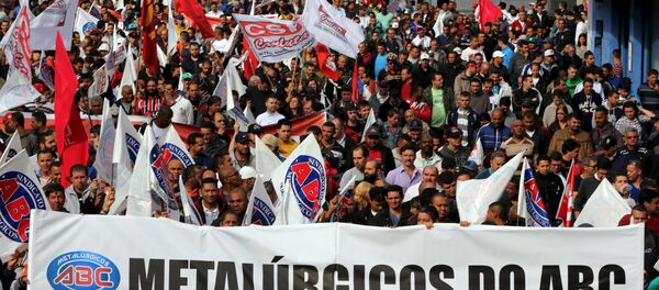 Protestas en Brasil - Sputnik Mundo