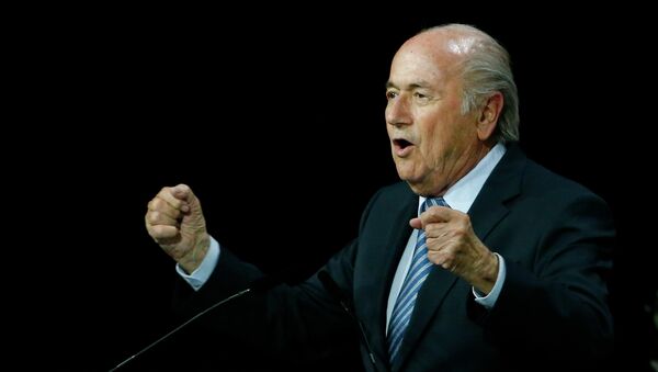 Joseph Blatter, presidente de la FIFA - Sputnik Mundo