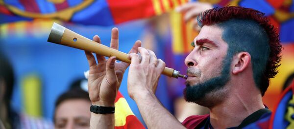 Los aficionados del Barça - Sputnik Mundo