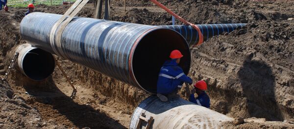 Construcción de un gasoducto (archivo) - Sputnik Mundo