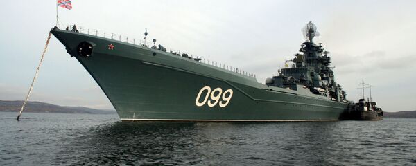 Crucero pesado Piotr Veliki de la Flota rusa del Norte - Sputnik Mundo