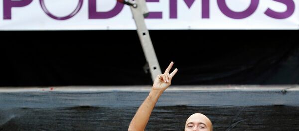 Logo de Podemos - Sputnik Mundo