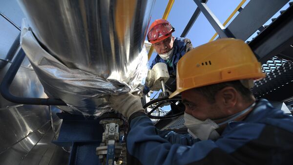 Construcción del gasoducto - Sputnik Mundo