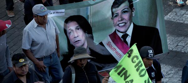 Manifestación de protesta en Arequipa, Perú - Sputnik Mundo