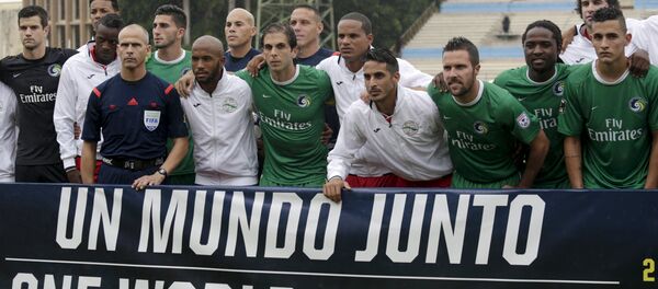 Futbolistas cubanos y estadounidenses - Sputnik Mundo