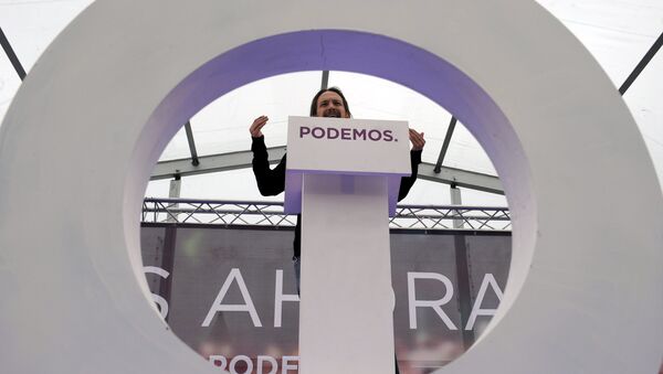 Pablo Iglesias, líder de Podemos - Sputnik Mundo