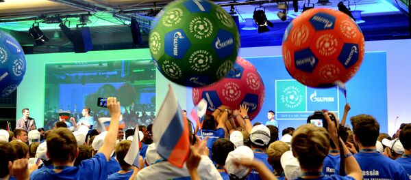 Primer Foro Internacional de Niños Fútbol para la amistad Primer Foro Internacional de Niños Fútbol para la amistad - Sputnik Mundo
