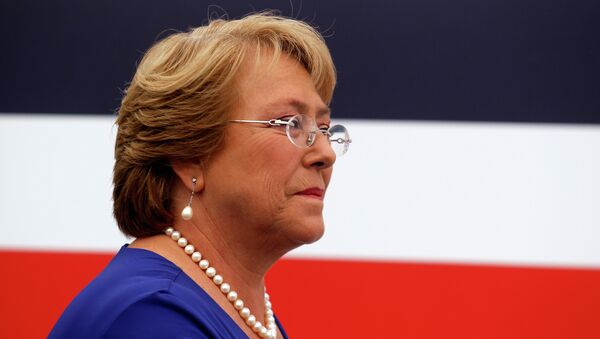 Michelle Bachelet, presidenta de Chile - Sputnik Mundo