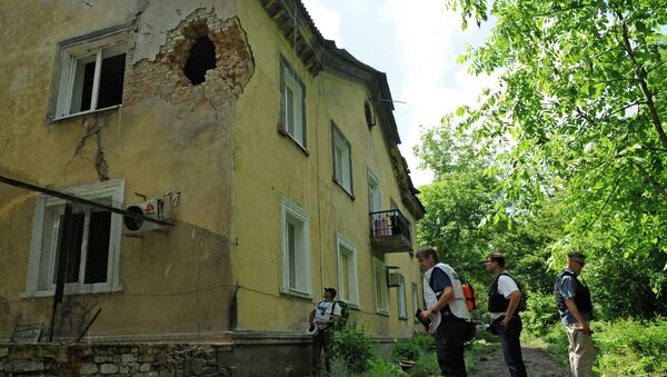 Observadores de la OSCE en Donbás - Sputnik Mundo