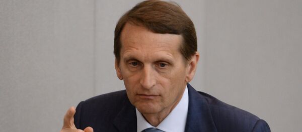 Serguéi Narishkin, presidente de la Duma de Estado - Sputnik Mundo
