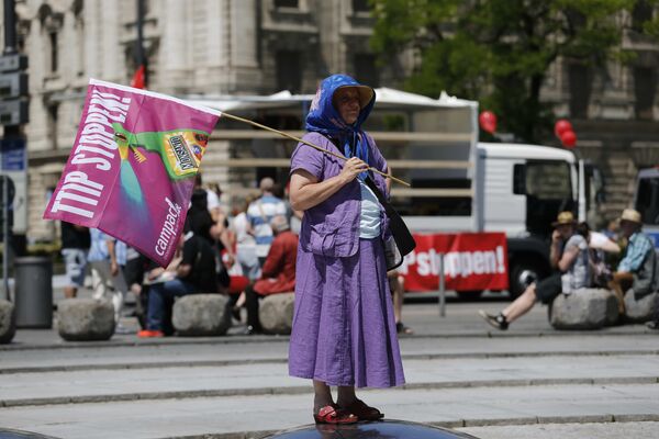 Protestas contra la cumbre del G7 en Munich - Sputnik Mundo