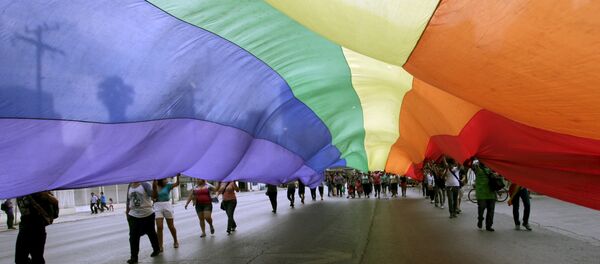 Bandera del orgullo gay - Sputnik Mundo