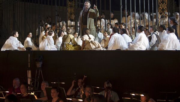La fortaleza israelí de Masada acoge la quinta edición del Festival de Ópera al aire libre - Sputnik Mundo