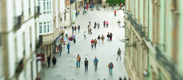 Una calle en Lugo (Galicia) Una calle en Lugo (Galicia) - Sputnik Mundo