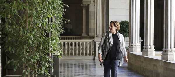 Ada Colau, futura alcaldesa de Barcelona - Sputnik Mundo