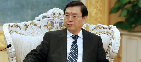 Presidente del Comité Permanente de la Asamblea Popular Nacional (APN) de China, Zhang Dejiang - Sputnik Mundo