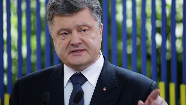 Petró Poroshenko, presidente ucraniano - Sputnik Mundo