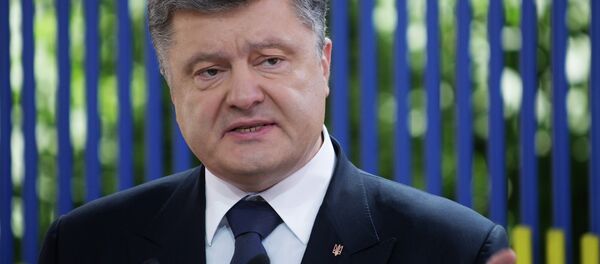 Petró Poroshenko, presidente ucraniano - Sputnik Mundo