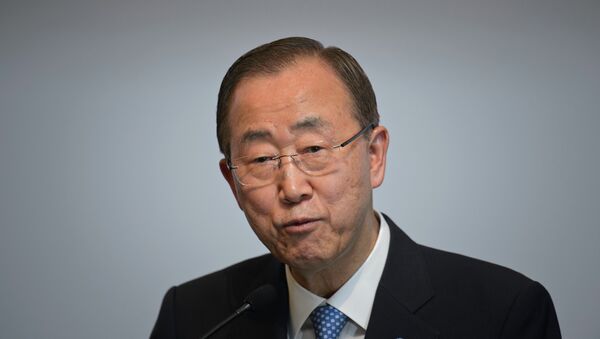 Ban Ki-moon, secretario general de la ONU - Sputnik Mundo