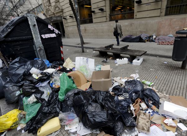 Huelga general en Buenos Aires - Sputnik Mundo