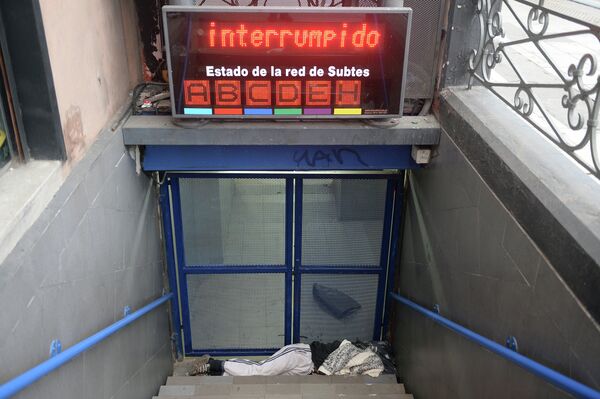 Huelga general en Buenos Aires - Sputnik Mundo